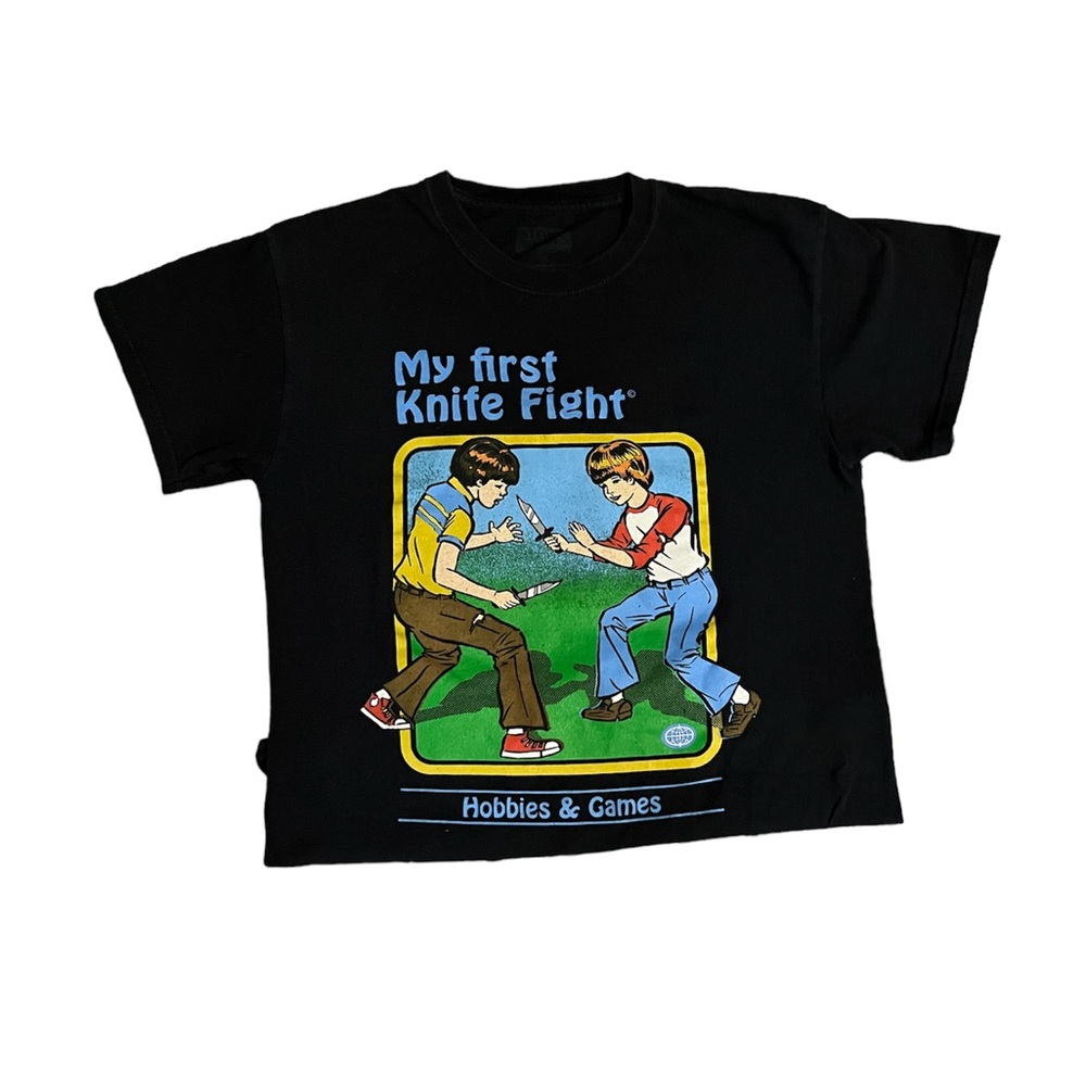 Funny Black Tee